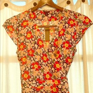 J. Crew Mercantile Floral Midi Dress